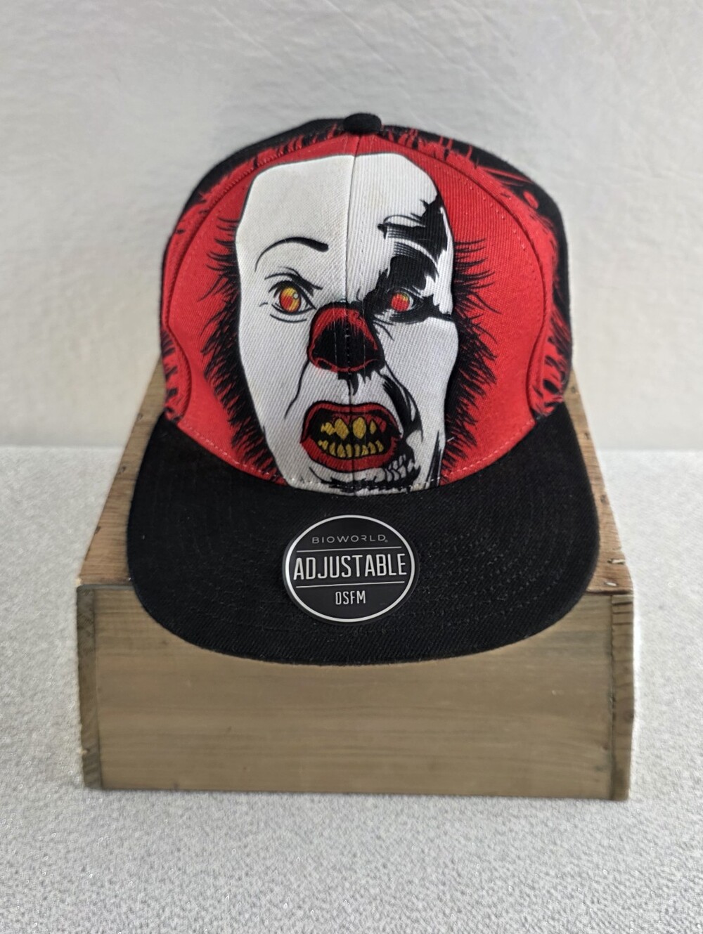 Bioworld It Movie Pennywise Snapback Hat Cap Original Sticker